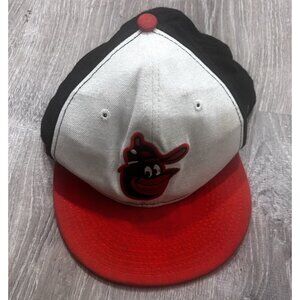 Baltimore Orioles New Era 59Fifty Fitted Size 7 1/2 Low Profile Hat Retro Black